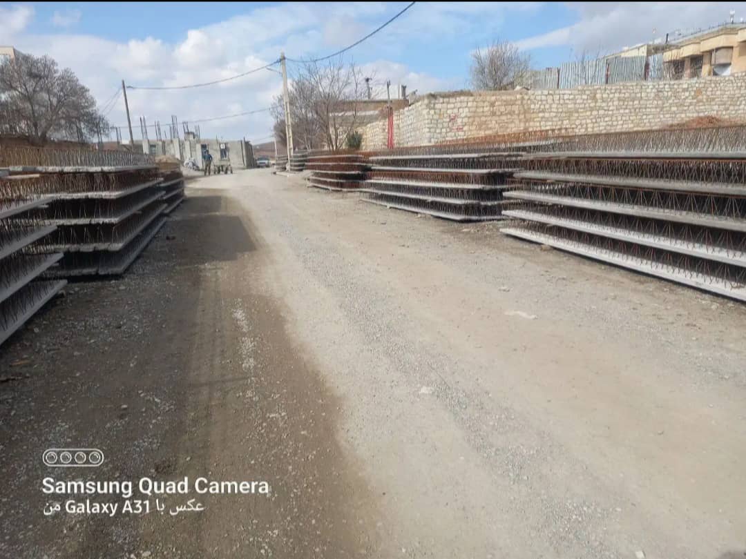 تولید و فروش تیرچه بتنی و پایه فنس کاظمی در کرمانشاه